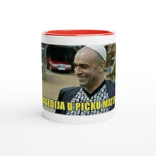 Load image into Gallery viewer, White ceramic coffee mug Tragedy