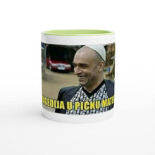 Load image into Gallery viewer, White ceramic coffee mug Tragedy