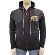 Load image into Gallery viewer, PULOVER s kapuco EASY by MAXFORT z zadrgo 2XL 3XL 4XL črna modra ZADNJI KOSI