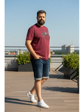 Load image into Gallery viewer, Coming soon - Short stretch jeans for bigger figures MAXFORT Carlos ready-to-wear sizes 60 to 70