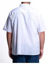 Load image into Gallery viewer, Coming soon - shirt for bigger figures, linen blend MAXFORT PRESTIGIO P26595, several colors, 2XL to 8XL