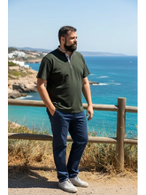 Load image into Gallery viewer, Stretchy polo shirt for heavier builds MAXFORT Prestigio P26584 multiple colors 3xl to 8xl