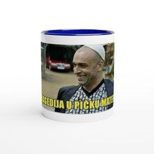 Load image into Gallery viewer, White ceramic coffee mug Tragedy