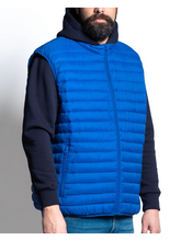 Load image into Gallery viewer, Lightweight vest for larger builds MAXFORT MAX 2980 2XL to 8XL Black Blue Light blue