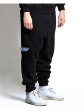 Load image into Gallery viewer, New - Tracksuit with cargo pockets for plus sizes MAXFORT B38670 2XL to 6XL Black