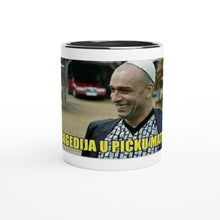 Load image into Gallery viewer, White ceramic coffee mug Tragedy