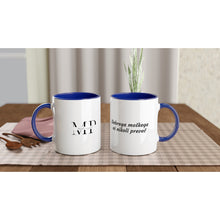 Load image into Gallery viewer, White ceramic coffee mug