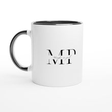Load image into Gallery viewer, White ceramic coffee mug