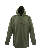 Load image into Gallery viewer, MEN'S HOODED SWEATER in olive green color LV-605 3XL to 7XL