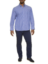 Load image into Gallery viewer, DARK BLUE SHIRT WITH STRIPES DUBLIN EA01 - EASY by MAXFORT 8XL