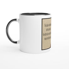 Load image into Gallery viewer, White ceramic coffee mug Komarac
