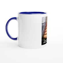 Load image into Gallery viewer, White ceramic coffee mug Frajeri
