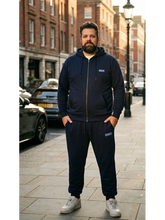 Load image into Gallery viewer, Tracksuit pants MAXFORT ZAGABRIA without patent 2XL to 14XL blue promotional price
