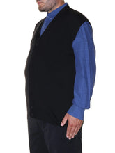 Load image into Gallery viewer, New - Sleeveless jacket for larger builds 100% wool Maxfort Max 5421 multiple colors 2XL to 10XL
