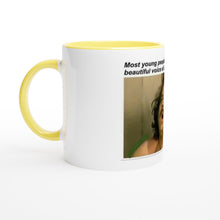 Load image into Gallery viewer, Luciano white ceramic coffee mug
