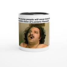 Load image into Gallery viewer, Luciano white ceramic coffee mug
