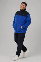 Load image into Gallery viewer, New - tracksuit for curvier figures CUSNA without cuffs 2XL to 10XL black blue royal blue
