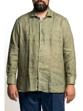 Load image into Gallery viewer, Coming soon - shirt for bigger figures, linen blend MAXFORT PRESTIGIO P26592, several colors, 2XL to 8XL
