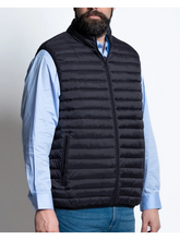 Load image into Gallery viewer, Lightweight vest for larger builds MAXFORT MAX 2980 2XL to 8XL Black Blue Light blue
