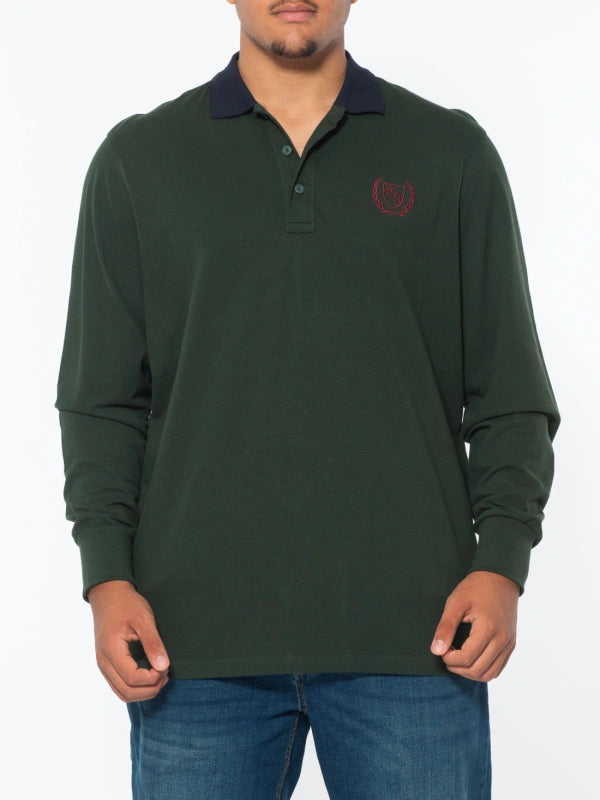 Plus size long sleeve Polo Maxfort E2355 3xl - 8xl multiple colors
