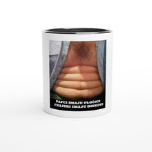 Load image into Gallery viewer, White ceramic coffee mug Frajeri
