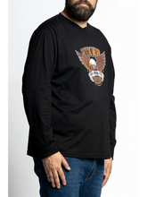 Load image into Gallery viewer, Plus size long sleeve T-shirt Maxfort E2715 multiple colors 2xl to 8xl 
