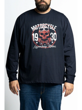 Load image into Gallery viewer, Plus size long sleeve T-shirt Maxfort E2716 multiple colors 2xl to 8xl 

