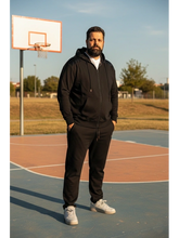 Load image into Gallery viewer, Tracksuit pants MAXFORT ZAGABRIA without patent 2XL to 14XL blue promotional price
