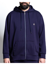 Load image into Gallery viewer, New - MAXFORT Prestigio P27053 Viscose Tracksuit Top for Plus Sizes 2XL to 8XL Blue
