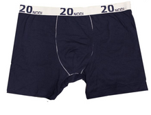 Load image into Gallery viewer, Elastic underwear for stronger figures Boxer three pieces 20nodi 948 black blue 3XL to 7XL
