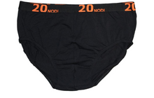 Load image into Gallery viewer, Underwear for bigger figures Slip with opening elastic 3 pieces 20nodi 944 black blue 3XL to 7XL
