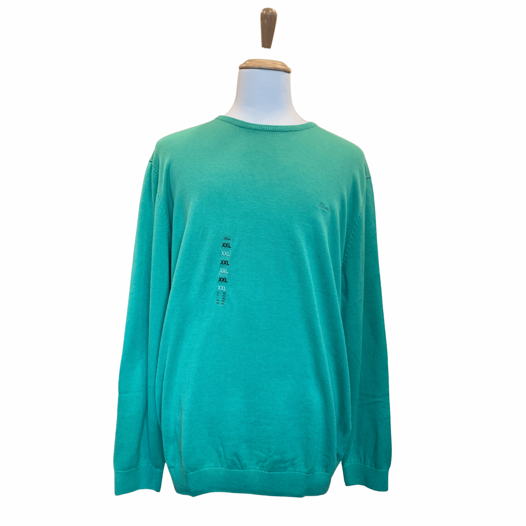 sweater in S.oliver – Moški green pol 3XL 2XL Autumn 4XL