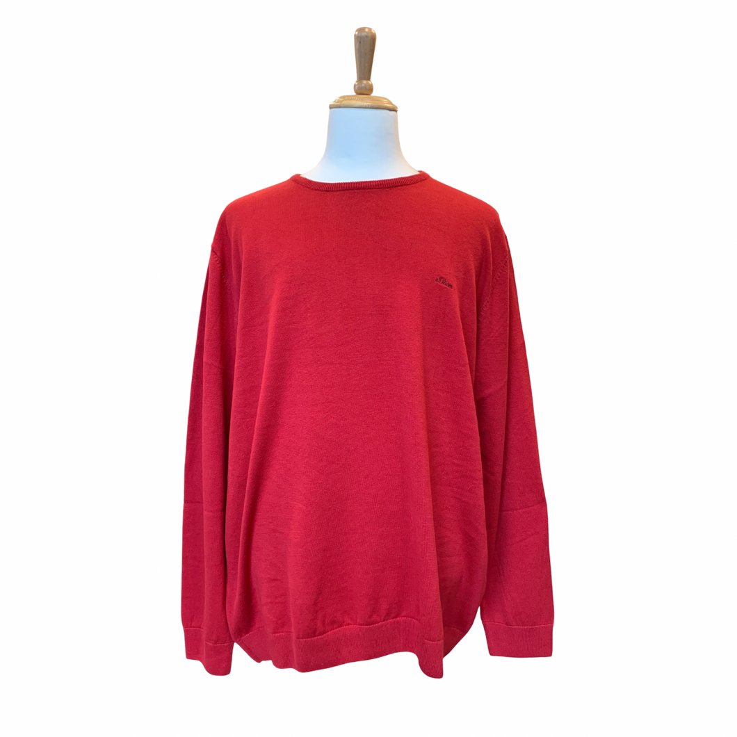 Autumn sweater S.Oliver red XL 2XL 3XL 