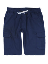 Load image into Gallery viewer, NAVY BLUE CARGO SHORTS LV-505 sizes 42-44 to 58-60 
