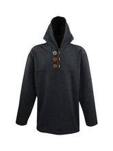 Load image into Gallery viewer, MEN&#39;S HOODED SWEATER in gray LV-605 3XL to 8XL 
