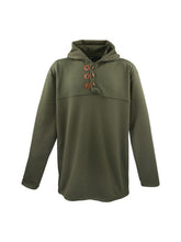 Load image into Gallery viewer, MEN&#39;S HOODED SWEATER in olive green color LV-605 3XL to 7XL 
